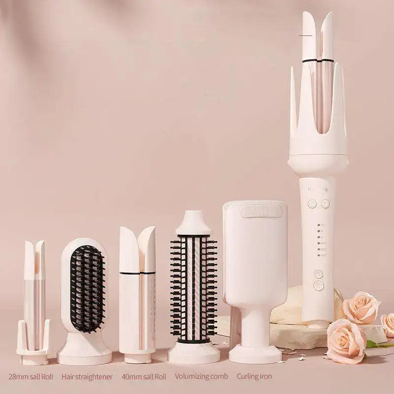 2025 4in1 New Smart Automatic Hair Curler Professional High Quality Oem Curling Iron Long Barrel Rotating Hair Curling Iron