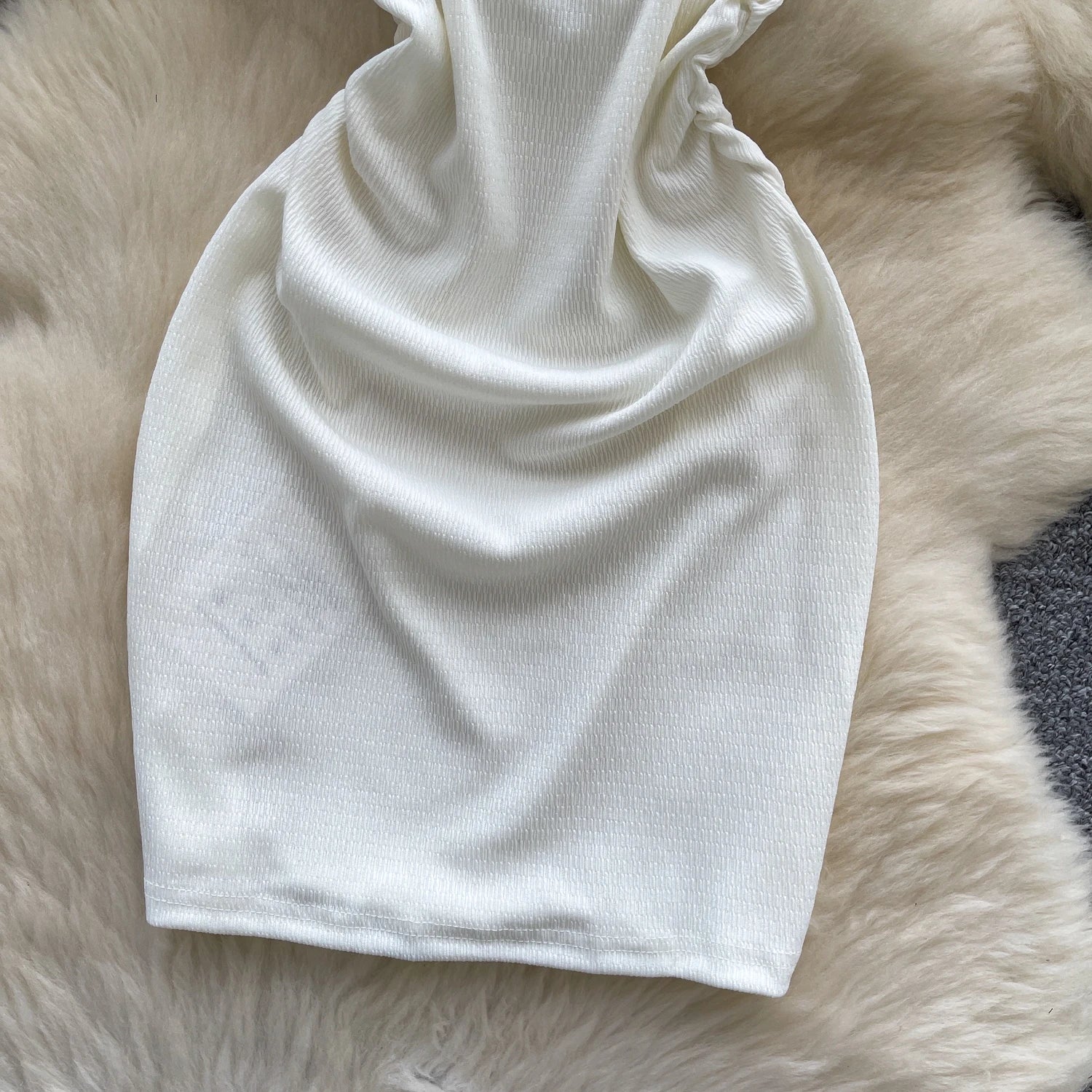 2025 Summer Y2K O-Neck Slim Hip Midi Dress for Women Empire Hollow Out Backless Lace Dress