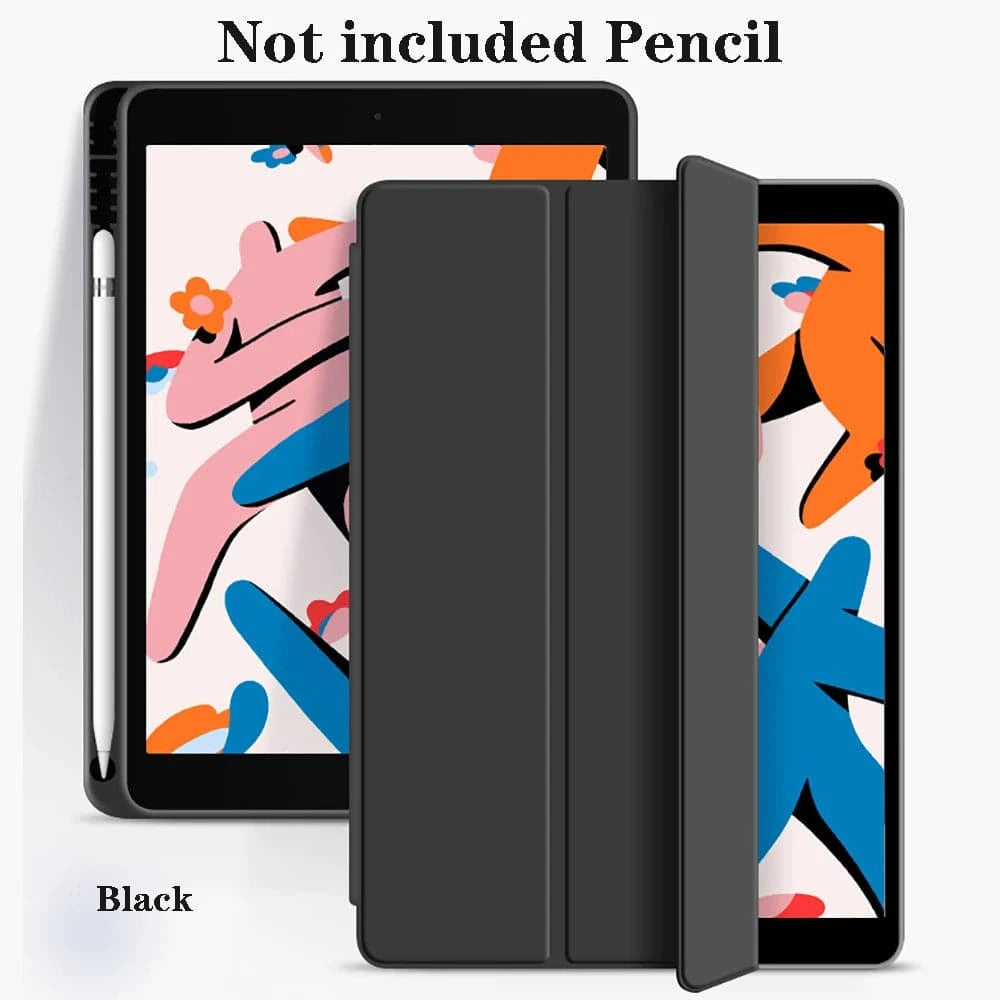 2024 LYNHURD! iPad Pro case with pencil holder, compatible with multiple iPad generations and sizes.