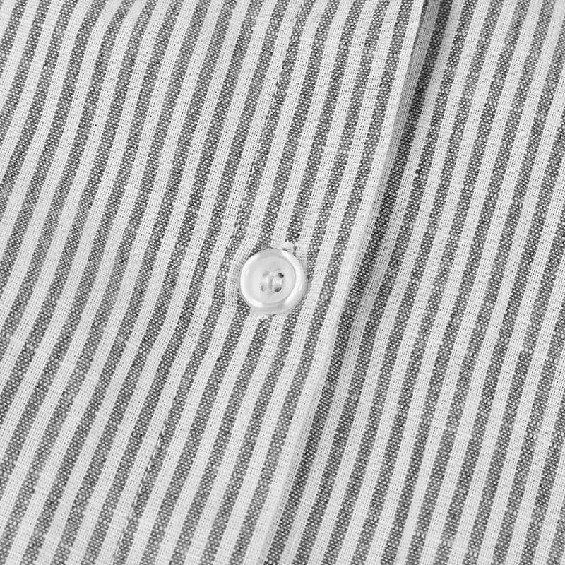 2025 Stripe Printed Beach Party Sundress ZANZEA Spring Fall Bohemian Women Long Sleeve Lapel Dress Fashion Casual Loose Vestidos