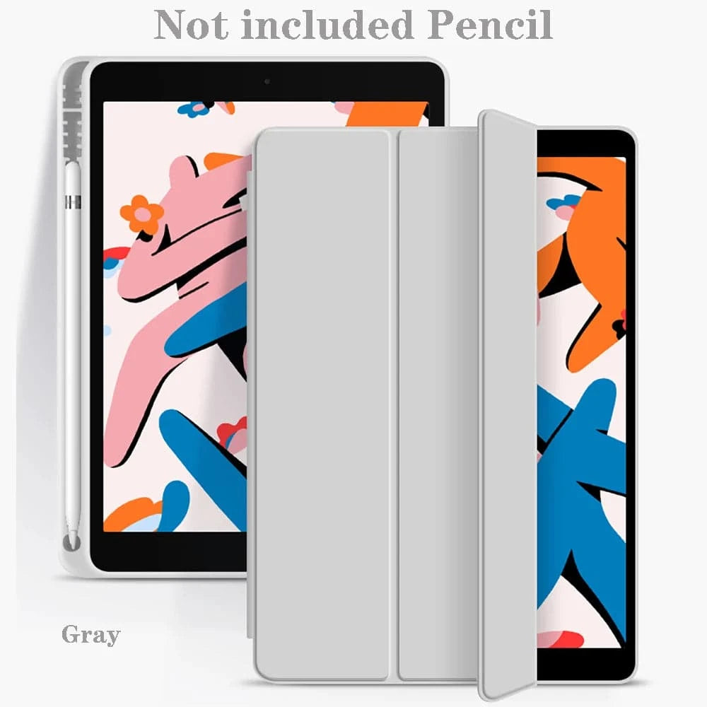 LYNHURD! iPad Pro case for 13/11 inch models with pencil holder, showcasing a sleek design and precise cutouts.