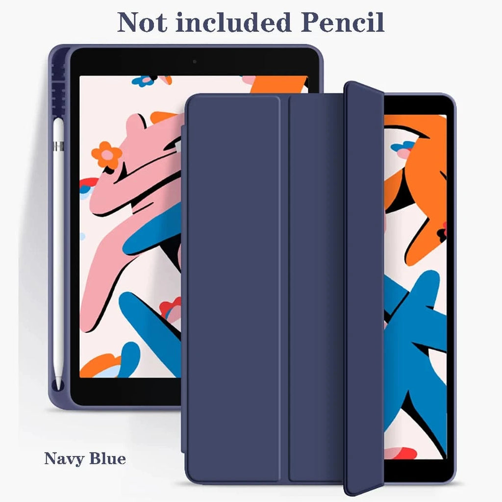 LYNHURD! iPad Pro case with pencil holder, designed for 13" and 11" models, showcasing a sleek protective design.
