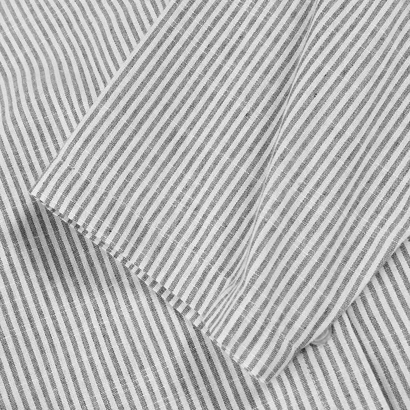 2025 Stripe Printed Beach Party Sundress ZANZEA Spring Fall Bohemian Women Long Sleeve Lapel Dress Fashion Casual Loose Vestidos