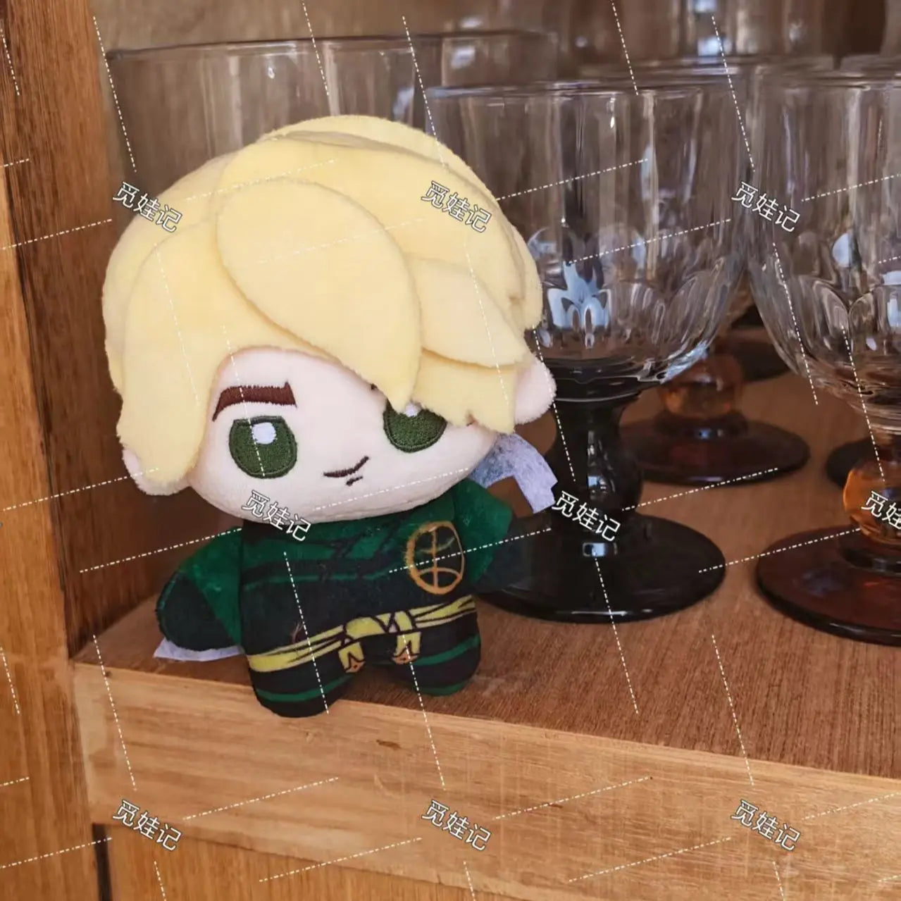 10CM Mini Doll Keychain Anime Role Lloyd Montgomerie Garmadon Soft Plush Doll Body Dress Up Stuffed Toy With a Sword Xmas Gift