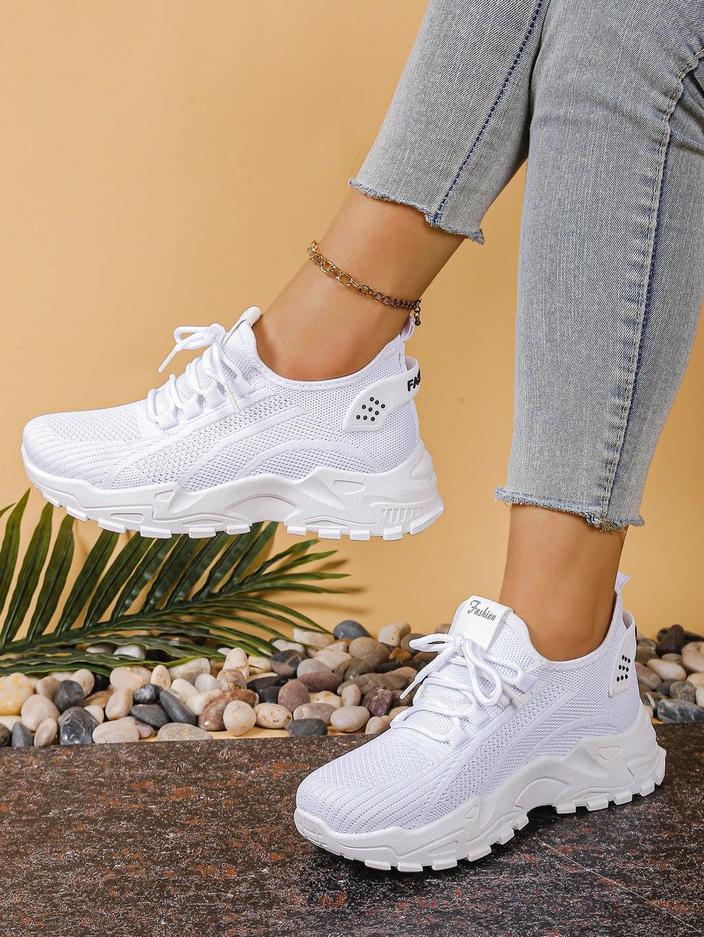 Women's shoes, women's sports shoes 2025 Women's shoes Breathable single-mesh dad shoes Women's casual and versatile sports shoe