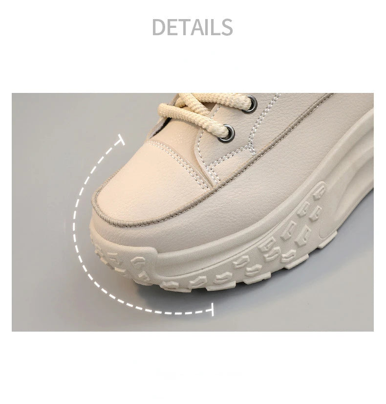 2025 New Women Sneakers Luxury Fashion High Top Women Boots Platform Casual Shoes Outdoor Running Shoes for Women Tenis De Mujer