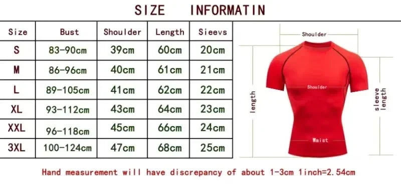 2026Compression Shirt for Men, Superhero T-Shirt, Quick-Drying, Breathable, Short-Sleeved, Outdoor Sports, Running, S-3XL