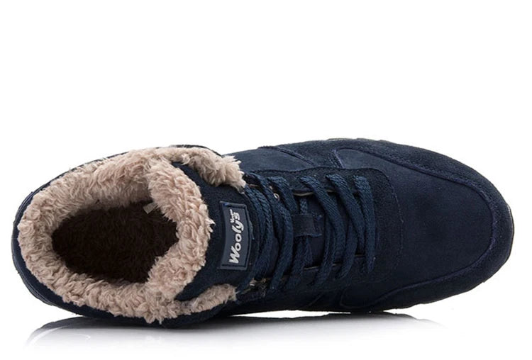 2023 Men Boots Winter  Sports Ankle Boots Thickened Plus Size Women Casual Fashion Short Boots Cotton Shoes Platform Snow Boots