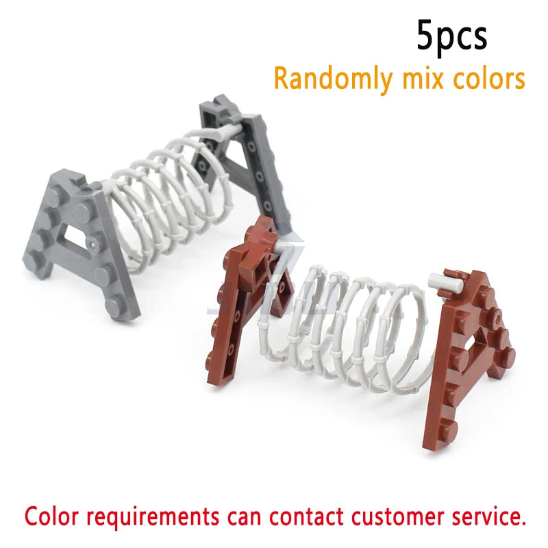 WW2 Military Base Soldiers Army Figures Weapon Accessories Building Block Guns Barbed Wire Sandbags PUBG Sence Series MOC Bricks