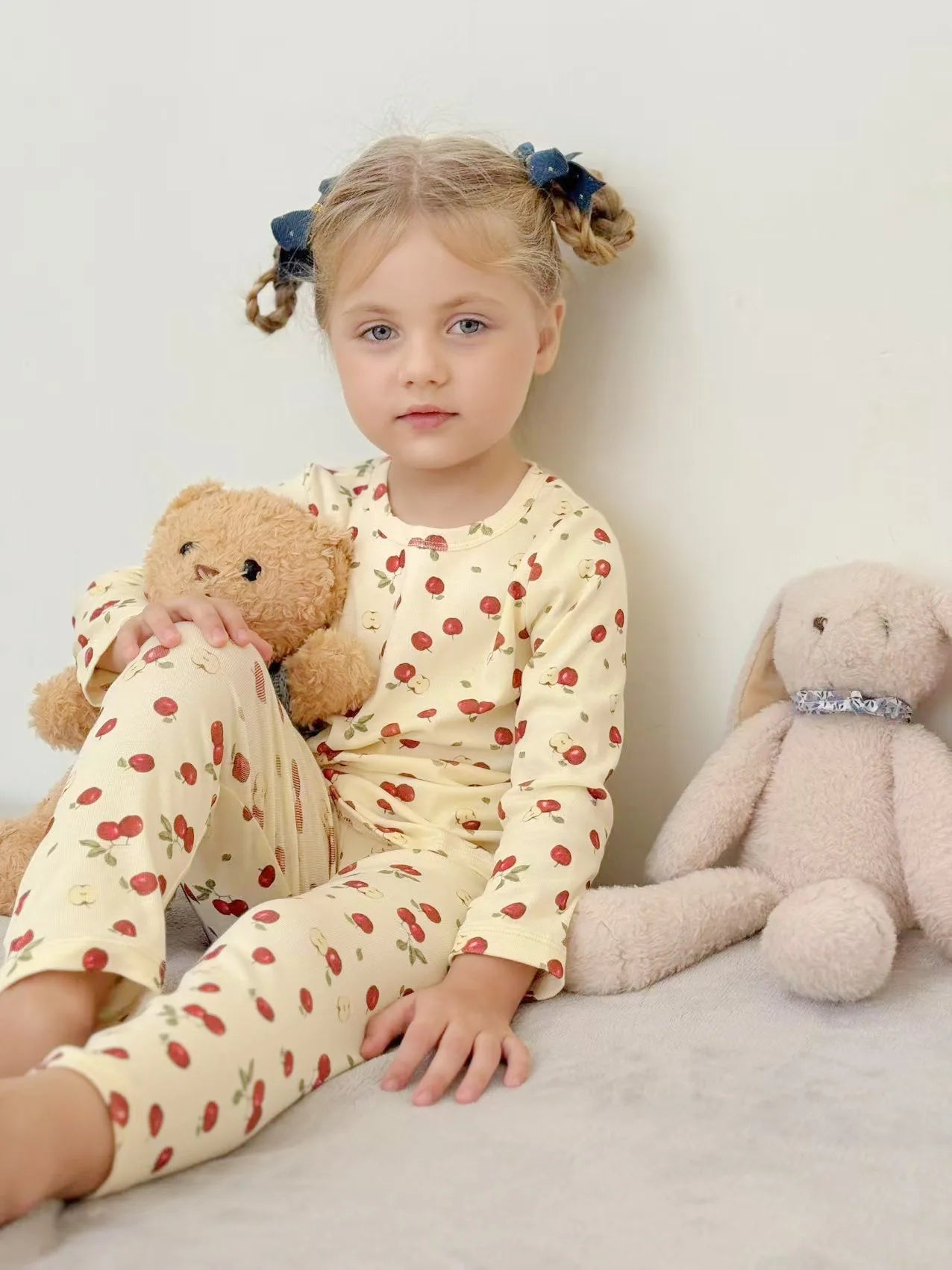 1-6T Toddler Kid Baby Boy Girl Clothes Set Cotton Infant Homewear Casual Top Pant Suit Childrens 2pcs Pajamas Set Outfit