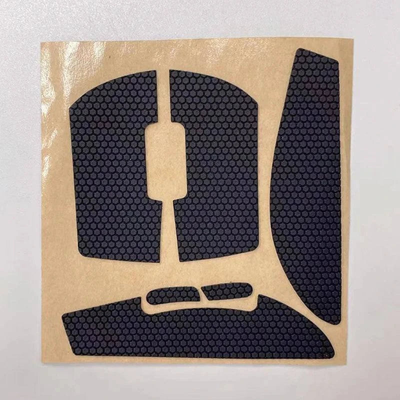 White mouse feet skates for LYNHURD! G304 G305 mouse, featuring a curved edge design for smooth gliding.