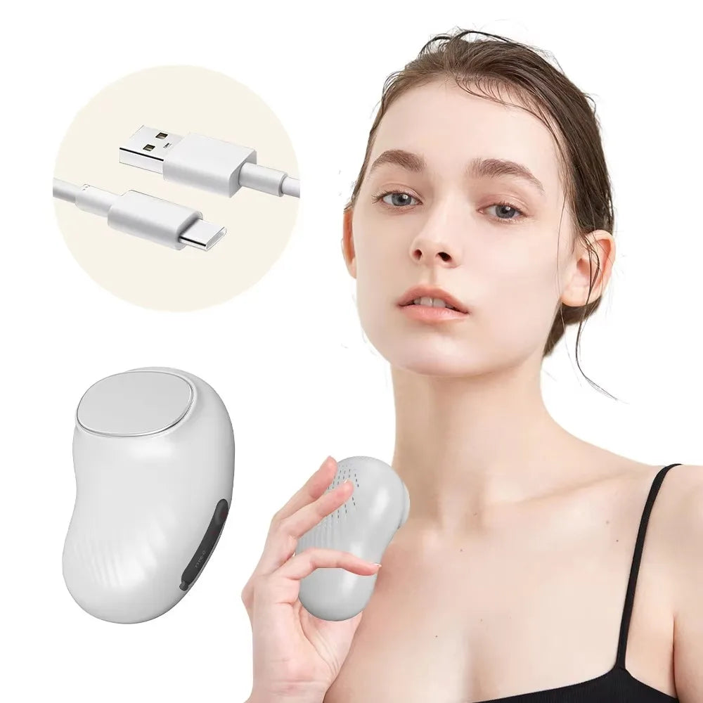2024 New Hot and Cold  Beauty Device Facial Mini  Care Skin Rejuvenation Massager tool